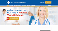Desktop Screenshot of medicolinen.com